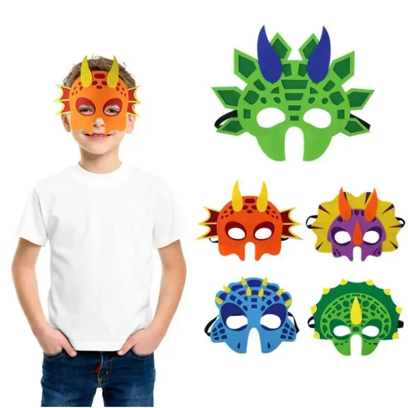 Dinosaur cítil masky pre chlapcov a dievčatá, Halloween Jurassic World Dino Mask, Cosplay, Birthday Dinosaur Temed Fancy Masks
