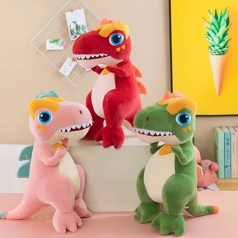 Dinosaurus plyšová hračka tyrannosaurus rex bábika vankúš na vankúš Malé veľké bábiky chlapci chlapci deti