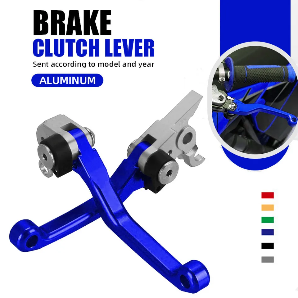 Dirt Bike Pivot Skladacia brzdová spojka páka Motocross YZ 125 250 CNC pre Yamaha YZ125 YZ250 1989 1990 1991 1992 1992 1993 1994 1995