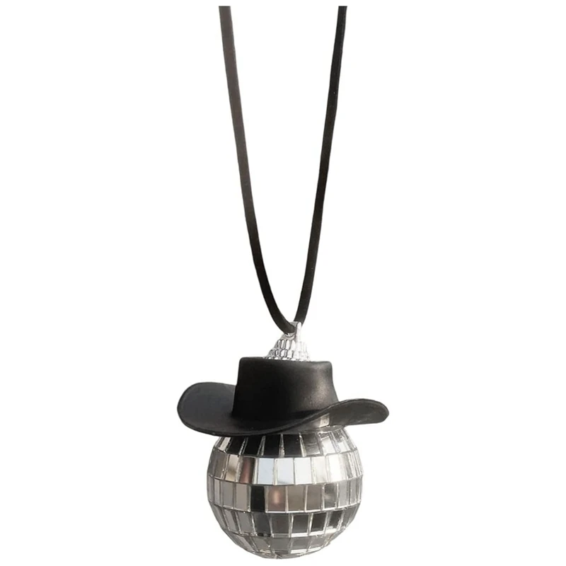 Disco Ball Cow Boy Hat Car Auta