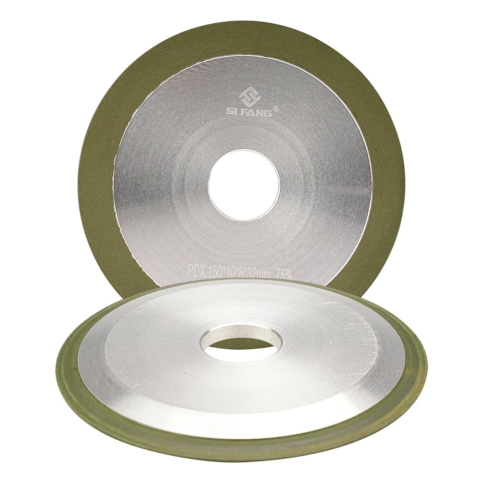 DISK DIAMONDOVÉHO DIMONU SIFANG, 150-320GRIT PRE Tungsten oceľový frézovací nástroj, brúska na orezávač, 150x25,32 mm