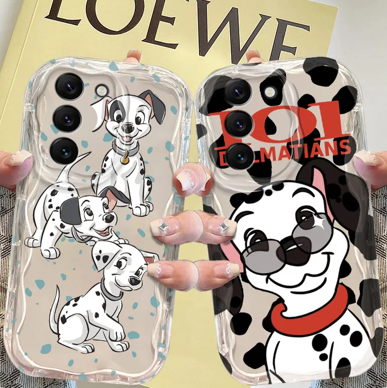 Disney 101 Dalmatians Cream Puzdet pre Samsung S 24 23 22 21 20 Fe Ultra Plus M54 40S 22 11 10 2 2s Funda Shell Cover Capa