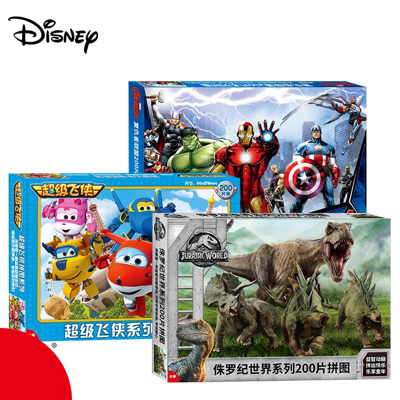 Disney 200 -dielna puzzle ICE Snehulienka snehová princezná Super Flying Man Paper Boxed Puzzle Vzdelávacie hračky