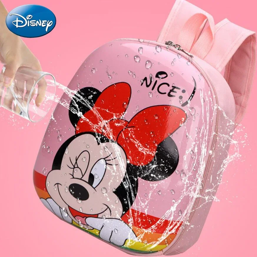 Disney 2023 Nový karikatúra batohu Mickey Mouse Frozen Kids roztomilé tvrdé škrupiny nepremokavá vysoká kapacita Školská taška Girl Gift
