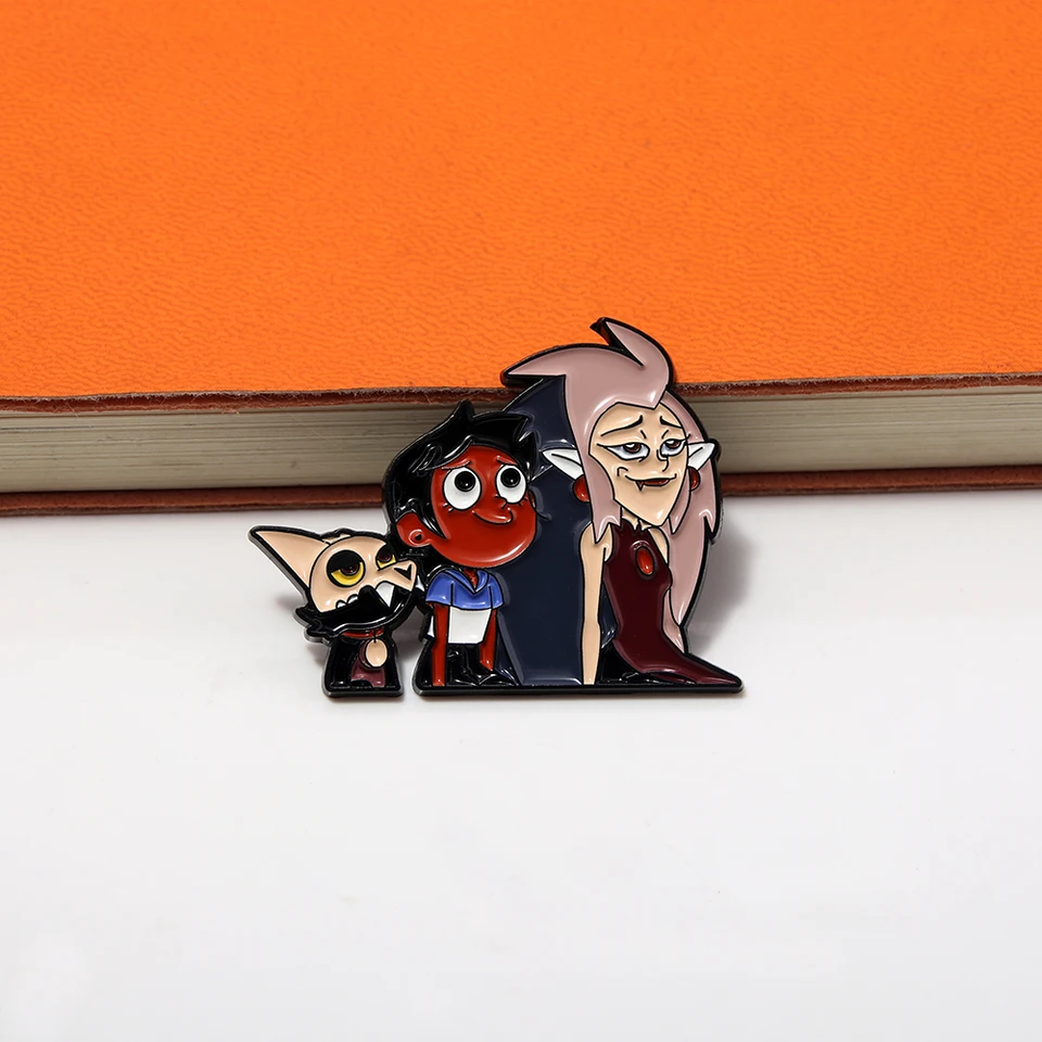 Disney Anime The Owl House Pins King Eda Luzova odznak Broš