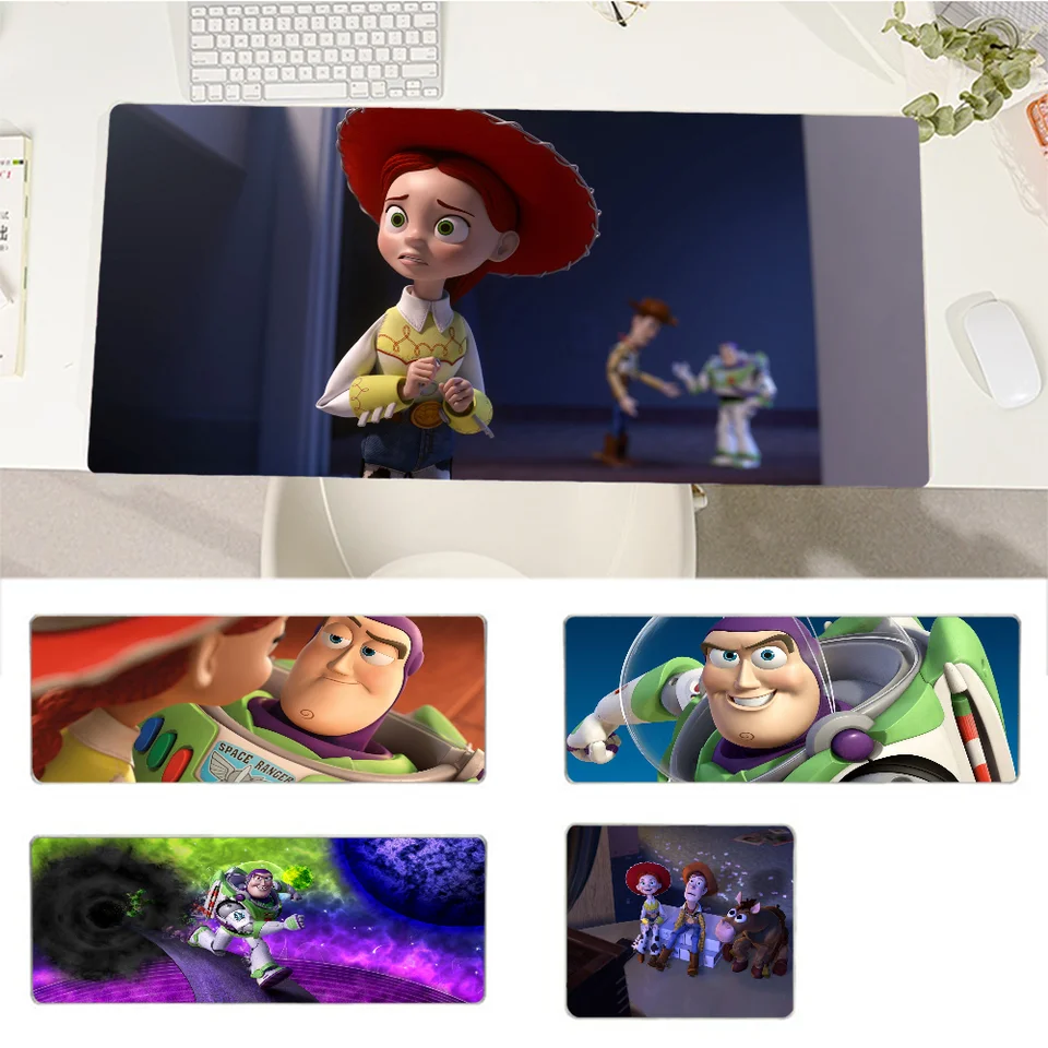 Disney Buzz Lightyear MousePad Krásny veľký herný myšpad l xl xxl gamer myš Mouse veľkosti podložky pre hernú klávesnicu pre hráča