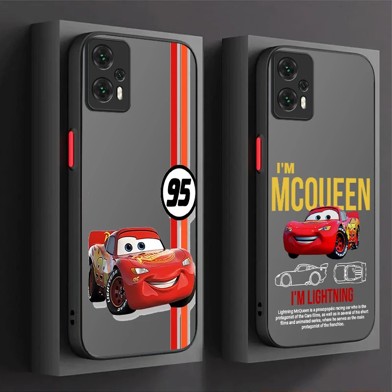 Disney Cars Lighteing McQueen Case pre Xiaomi Poco M6 Pro 4G C65 X6X3 NFC X4 GT X5 F3 F4 F5 F6 13T 12T 11T 10T 13 12 11 LITE 5G