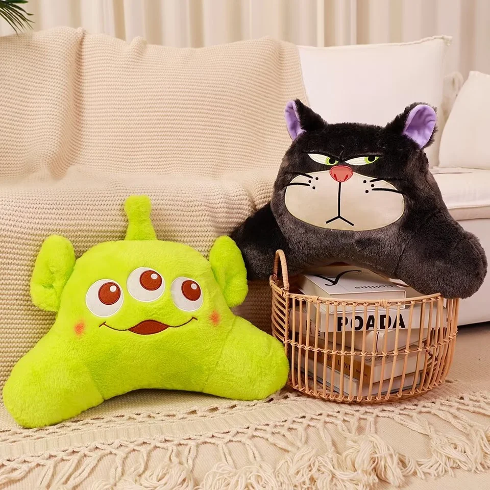 Disney Cartoon Anime Alien Lucifer plyšový lumbálny vankúš roztomilý Sanrio Pochacco cinnamoroll plnené vankúšom domáce dekorácie darčeky