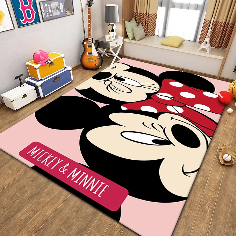 Disney Cartoon Mickey Mouse Plyšový koberec Donald Duck Lounge koberec Minnie Mouse Spál