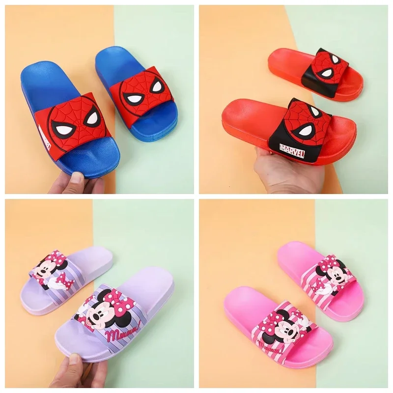 Disney Children Plippers Baby Boy Girls Summer Kids Flips Flips Karika