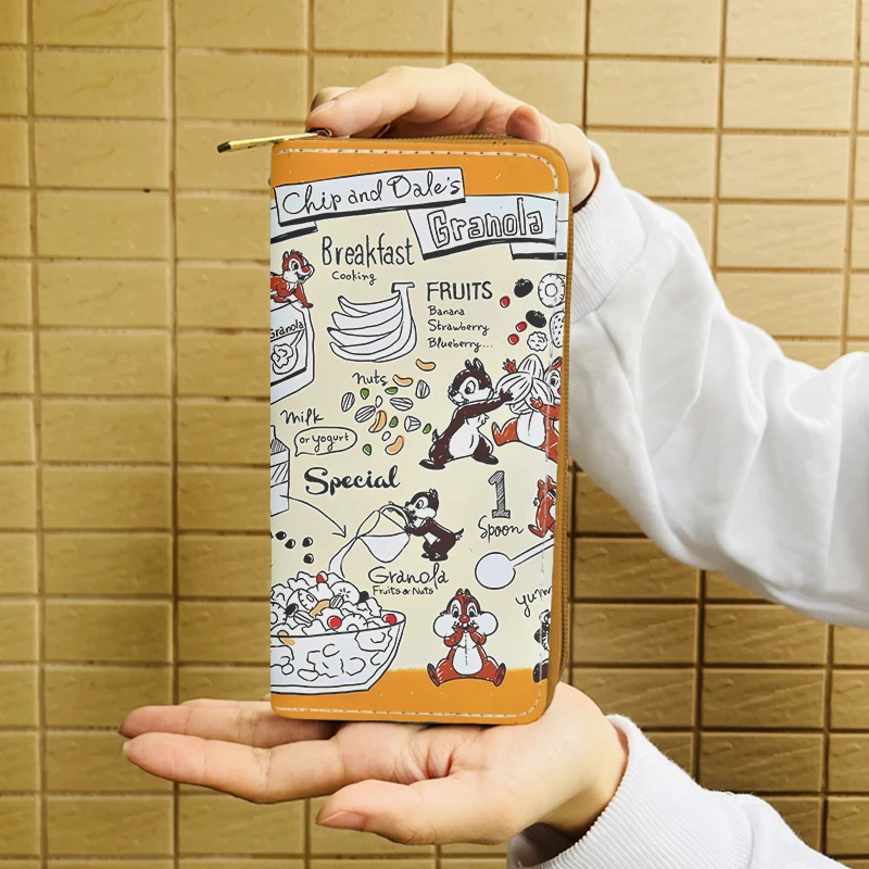 Disney Chip Dale W7410 Anime Anime Aftercase Peňaženka Karika