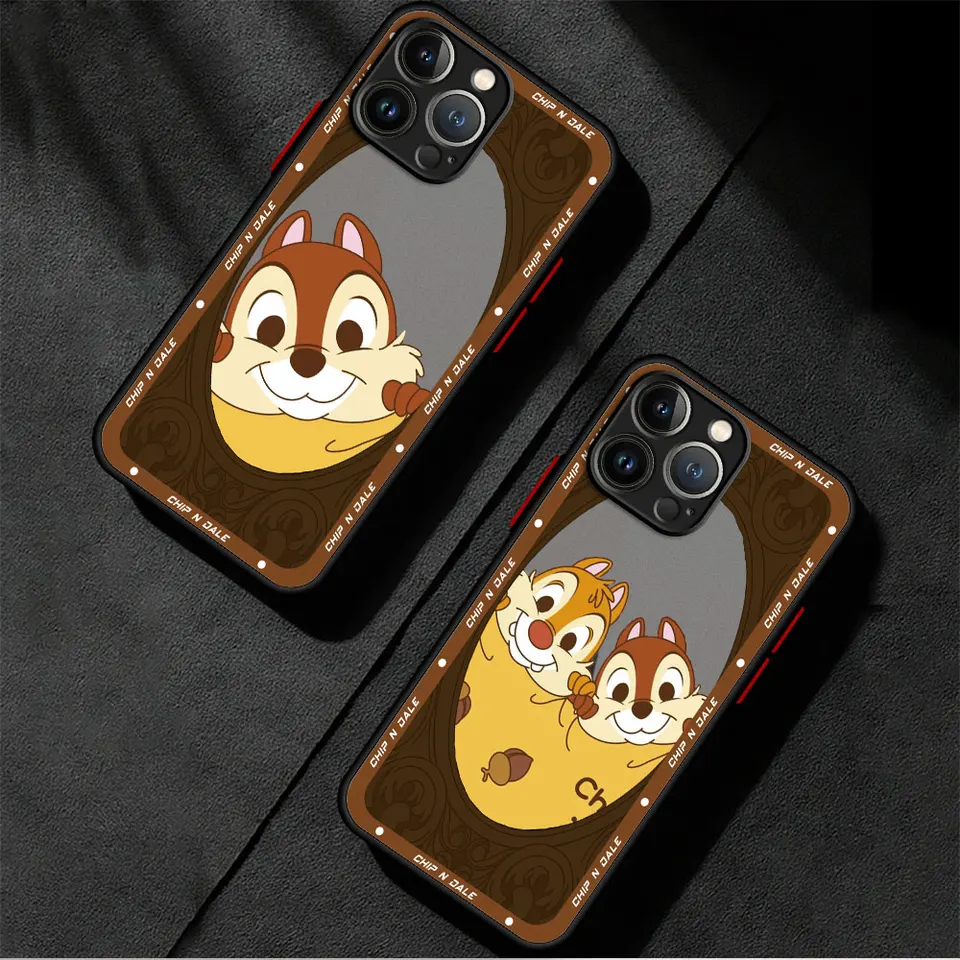 Disney Chip 'N' Dale Phone Case pre Apple iPhone 16 14 Pro XR 15Promax 13 Mini SE 7 8 Plus 12 11 Pro XS Max 14 Cover Hard PC