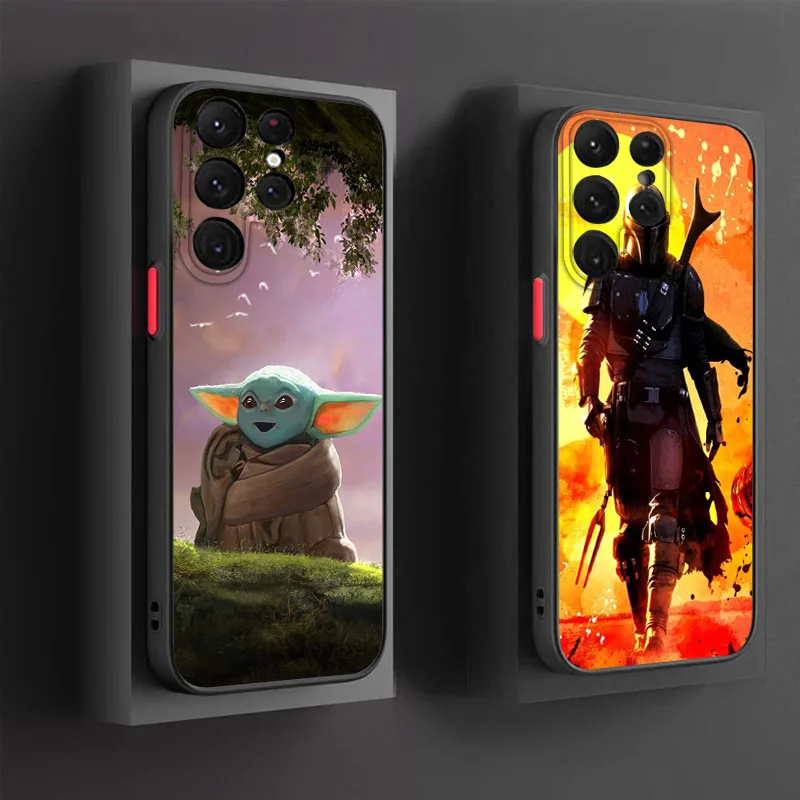 Disney Cute Baby Yoda pre Samsung S24 S23 S22 S21 S20 S10 FE POZNÁMKA 20 10