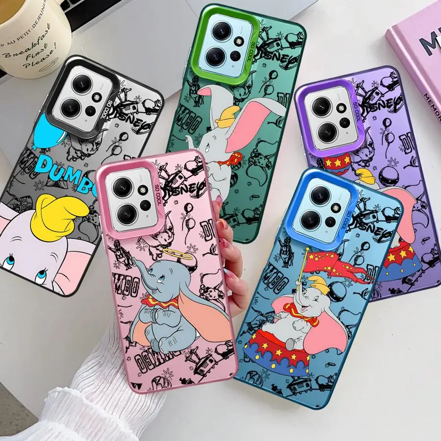 Disney dumbo roztomilý puzdro pre telefón pre Xiaomi Redmi Poznámka 13 12 Pro 11S 11 Pro Plus 9s 9 10s 12s 10 Pro Soft Cover Silicon
