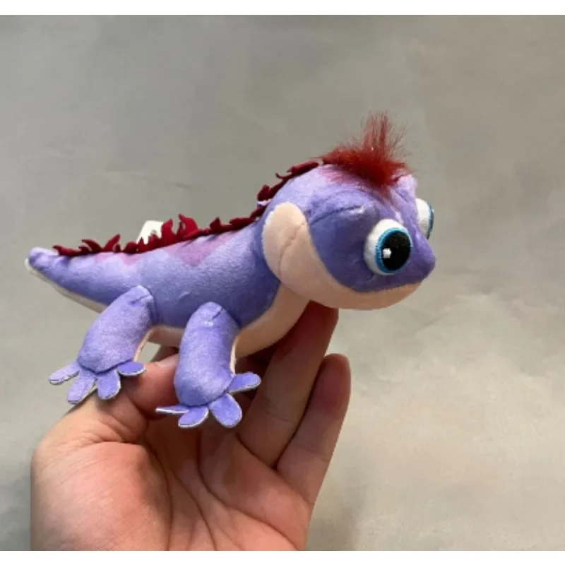 Disney Frozen Bruni Figurín Chameleon Cartoon Lizard Anime postava plnené bábiky Keychain prívesok Kid k narodeninám darčeky
