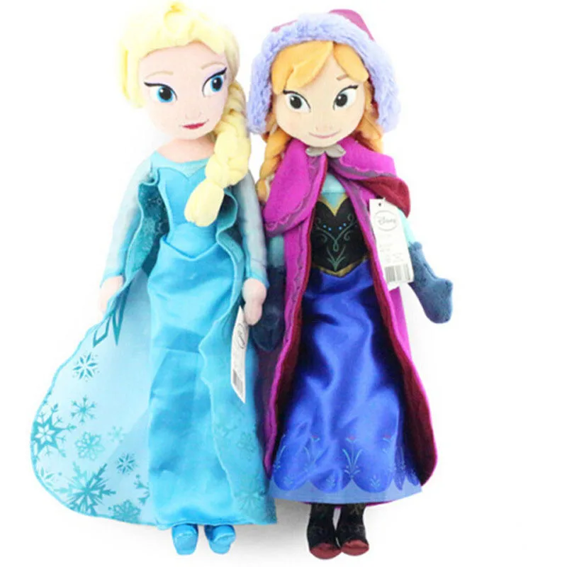 Disney Frozen Elsa Anna Princezná plnená plyšovými bábikami Olaf Snow Man Snowman Deer Ice Hray pre dievčatá pre dievčatá deti detské vianočné darčeky