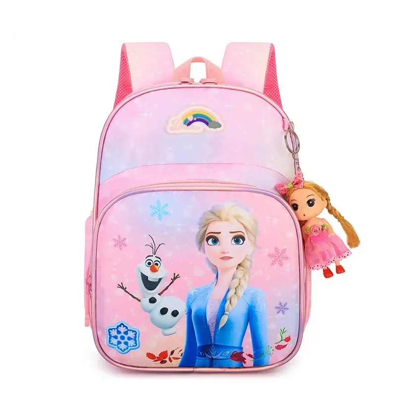 Disney Frozen Elsa Preschool Schoolbag Cartoon Princess Backpack Boy Girl Girl Baby rameno taška Nová kabelka