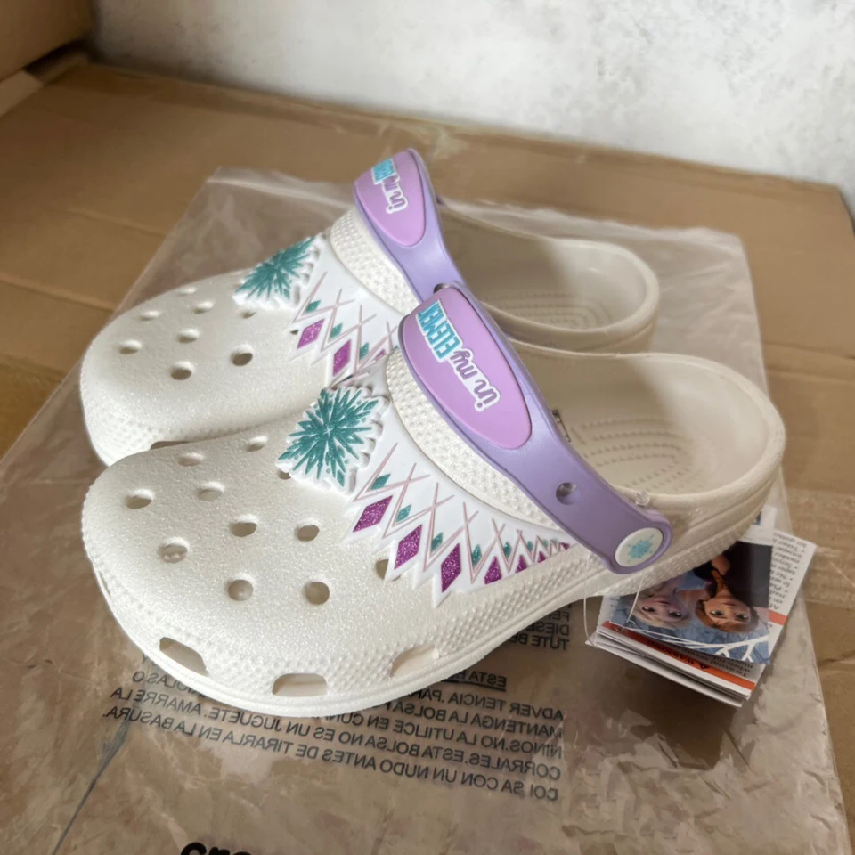 Disney Frozen Hole Sandals Squirtle Plippers Sandals Sandals Kawaii Eva Anime Domáce plážové topánky letné papuče pre deti darčeky k narodeninám