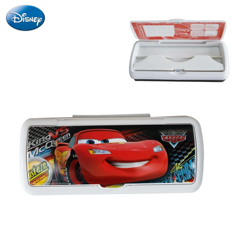Disney Lightning McQueen Cartoon Multifunkčná plastová ceruzka Kreatívne detské študentské čítanie krabice na kancelárske potreby