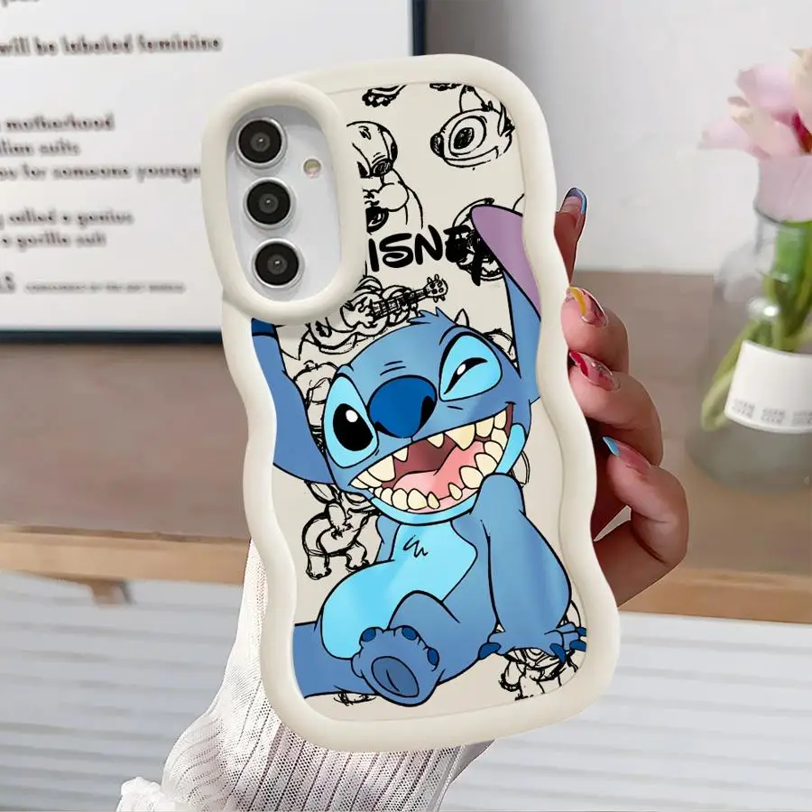 Disney Lilo Stitch Telefon Pase pre vivo Y36 Y38 5G Y50 Y56 Y78 Y91 Y91C Y93 Y100 Y200 V25 V25E V29 V30 V30 V27 Pro Cover