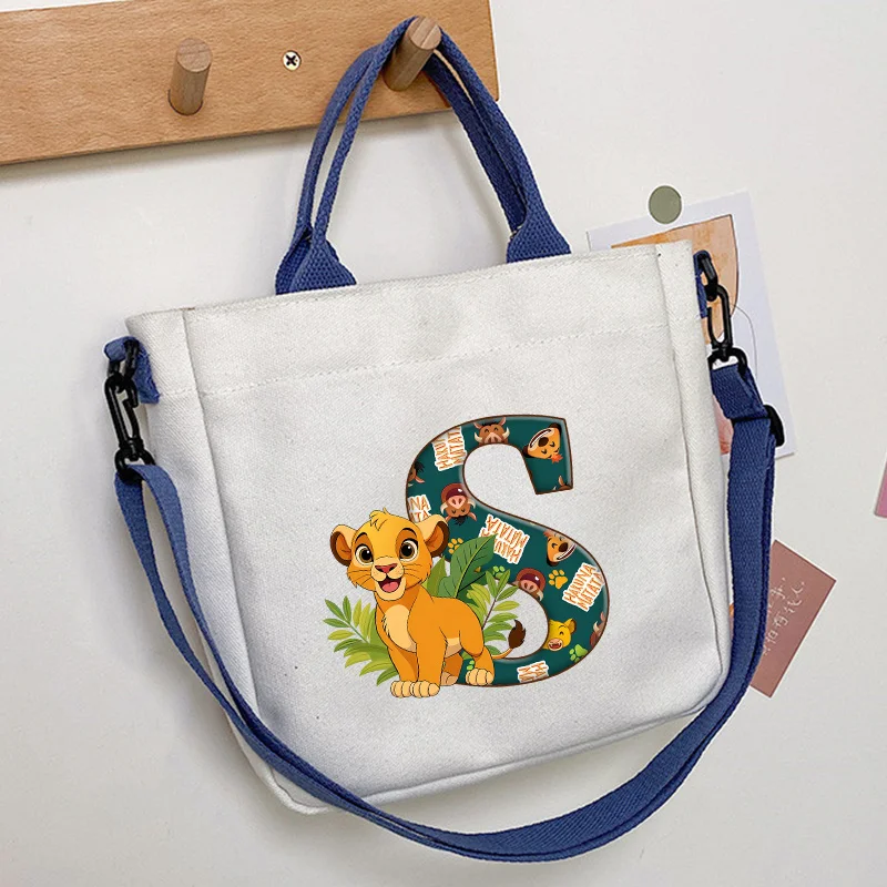 Disney Lion King Crossbody Bag Detské písmená iniciál