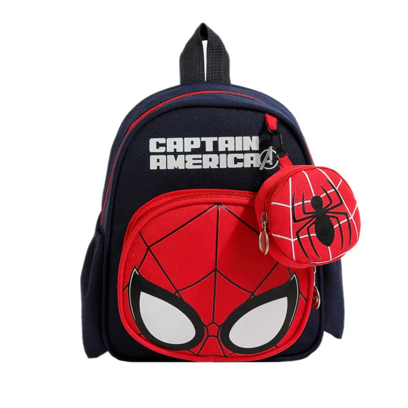 Disney Marvel Cartoon Spider-Man Iron Man Frozen Princezná Elsa Boys Girls Dievčatá Kabelka Materská škola backpack v taške