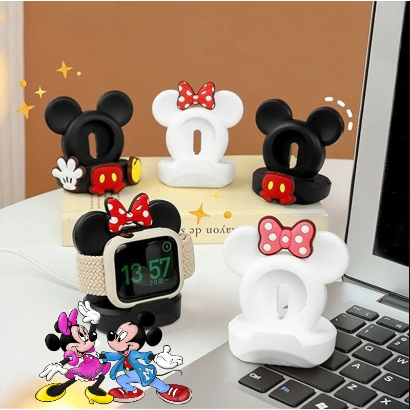 Disney Mickey Charger Stand Mount Silicone Dock Držiteľ pre Apple Watch Watch 3. 3. 2/1