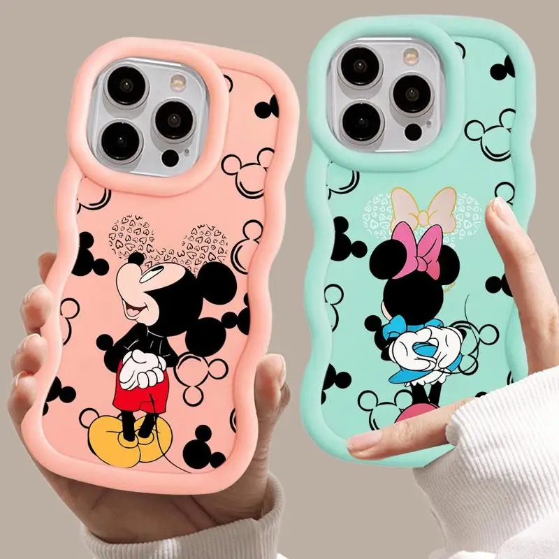 Disney Mickey Minnie Case pre Xiaomi Redmi Poznámka 13 12 13Pro 9 10 Lite 10s 12Pro 8 11 Pro Plus 9s Soft Cover Cover