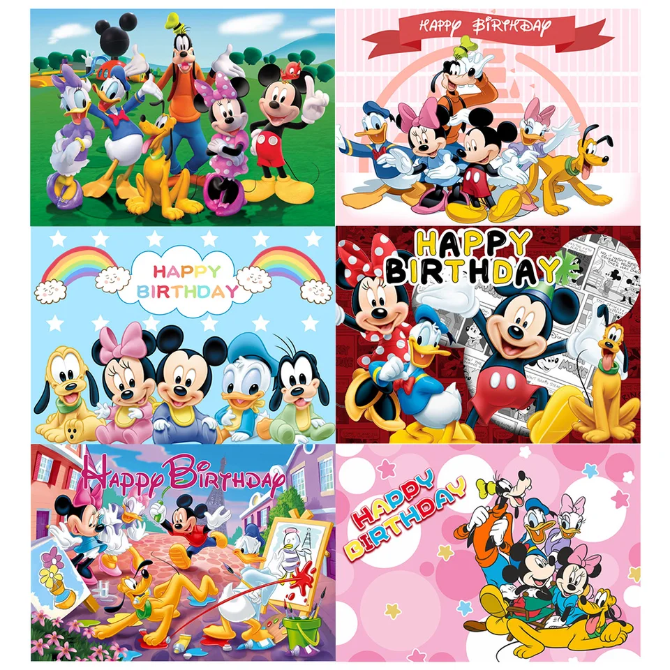 Disney Mickey Minnie Mouse Donald Duck Cartoon Téma Komid