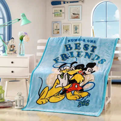Disney Mickey Minnie Mouse prikrývky Holidate prikrývka 70x140cm dievčatka chlapec detská detská posteľ domáca spálňa dekorácia flanel