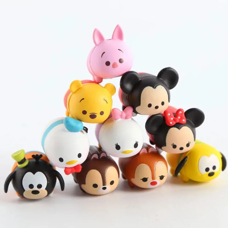 Disney Mickey Minnie Mouse set hračky pre hračky Doly Auto Interiér Dashboard Ozdoby dekorácie Automatické anime doplnky Brithday vianočné darčeky
