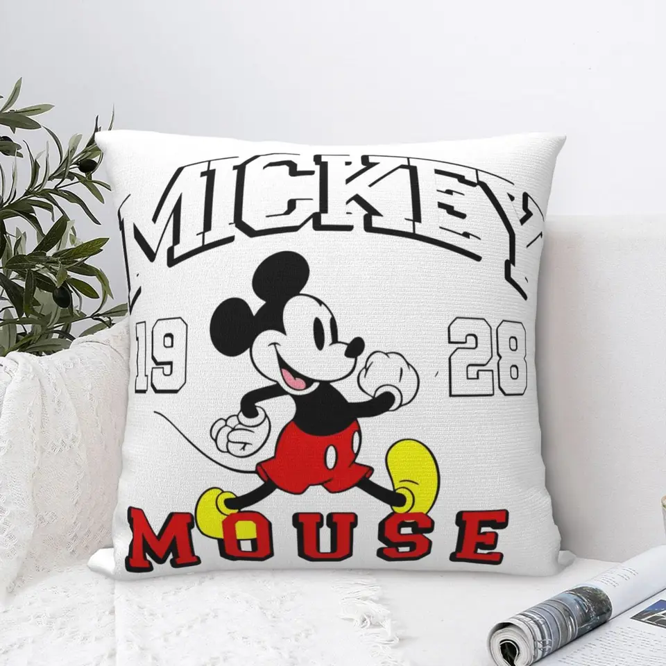 Disney Mickey Mouse 1928 Vankúš Merch Tlač polyesteru vankúš na obklop