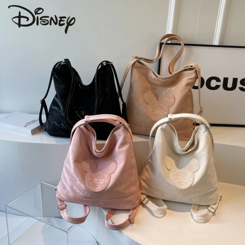 Disney Mickey New Women Crossbody Bag Fashionable Vysoko kvalitný dámsky batoh veľké kapacity dochádzajúce dámske ramenné vrecko