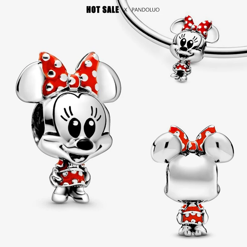 Disney Minnie Mouse bodkované šaty a kúzlo luk, korálky sa hodí