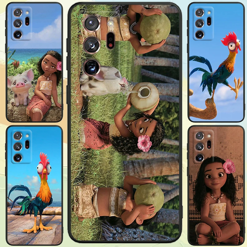 Disney Moana Ocean roztomilý pre Samsung A53 A52 A33 A32 A51 A71 A21S A13 A73 A55 A22 A23 A35 A72 A54 A54 A12 5G Čierna obal