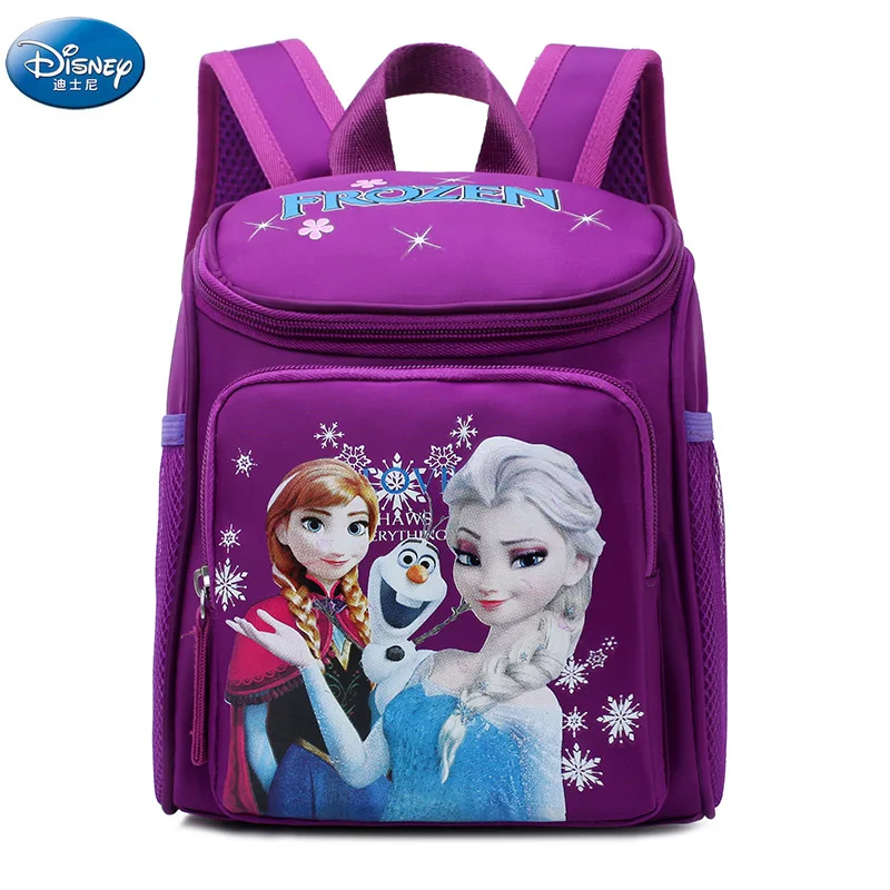 Disney nové dievčatá zamrznuté Elsa Anna princezná plyšové batohy detská školská taška priedušná materská škola batoh