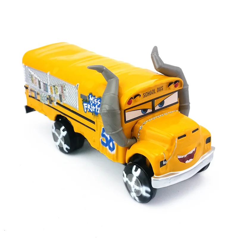 Disney Pixar Car 3 Super Luxury Die Casting Crazy Max Yellow Horn Fried Metal Model zliatiny Model Car Collection Hračky Detské darčeky