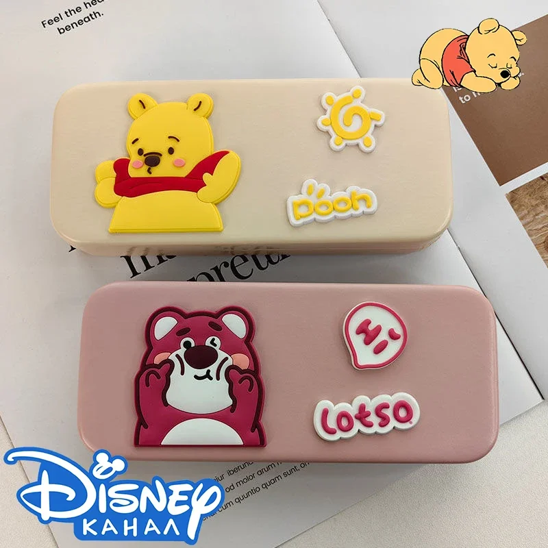 Disney Pooh Bear okuliare Winnie Puzdro Kuto viditeľnosti kreslený tlak rezistentný na okuliare Organizátor Organizátor bezplatné okuliare