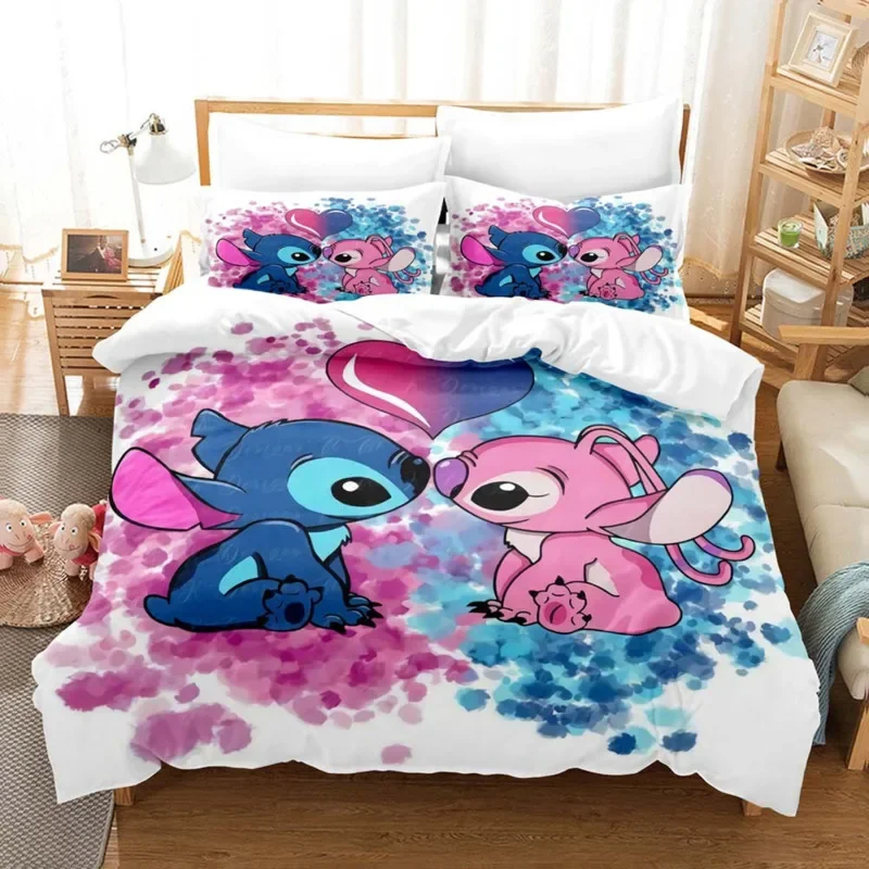Disney posteľná súprava kawaii karikatúra tlačená stehová obliečka na krup