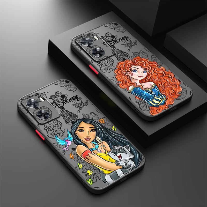 Disney Princess Fairy Tales Frosted TRANSLUCENT pre OPPO X5 X3 A54S A5 A94 A16 A53S A57 A74 A72 A96 A98 A98 A78 5G TPU TPU