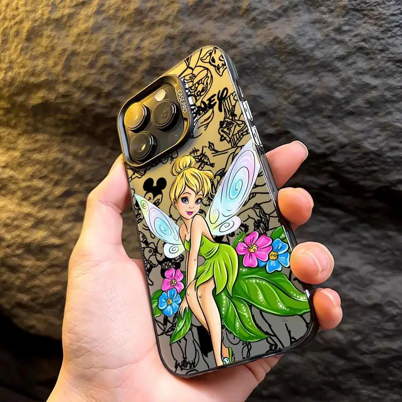 Disney Princess Telefon Case pre Apple iPhone 15 Pro Max 16 Pro 14 Pro 13 12 11 11 Pro Max 14 Plus farebný silikónový škrupina