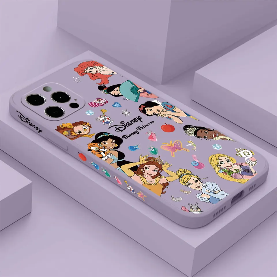Disney Princezná čarodejnica pre telefón pre Samsung Galaxy A72 A71 A54 A53 A52 A34 A33 A32 A23 A22 A14 A13 A13 A12 4G 5G 5G Straight Edge Capa
