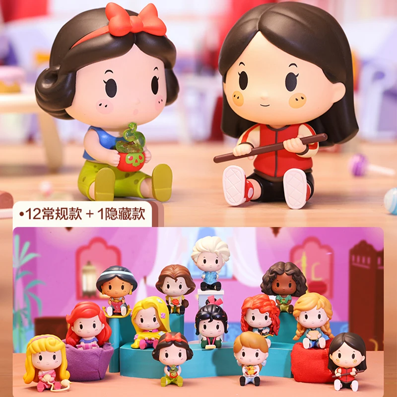 Disney Ralph prelomí internetovú princeznú sériu Blind Box Vanellope Elsa Rapunzel pyžamá princezná model zberateľské hračky