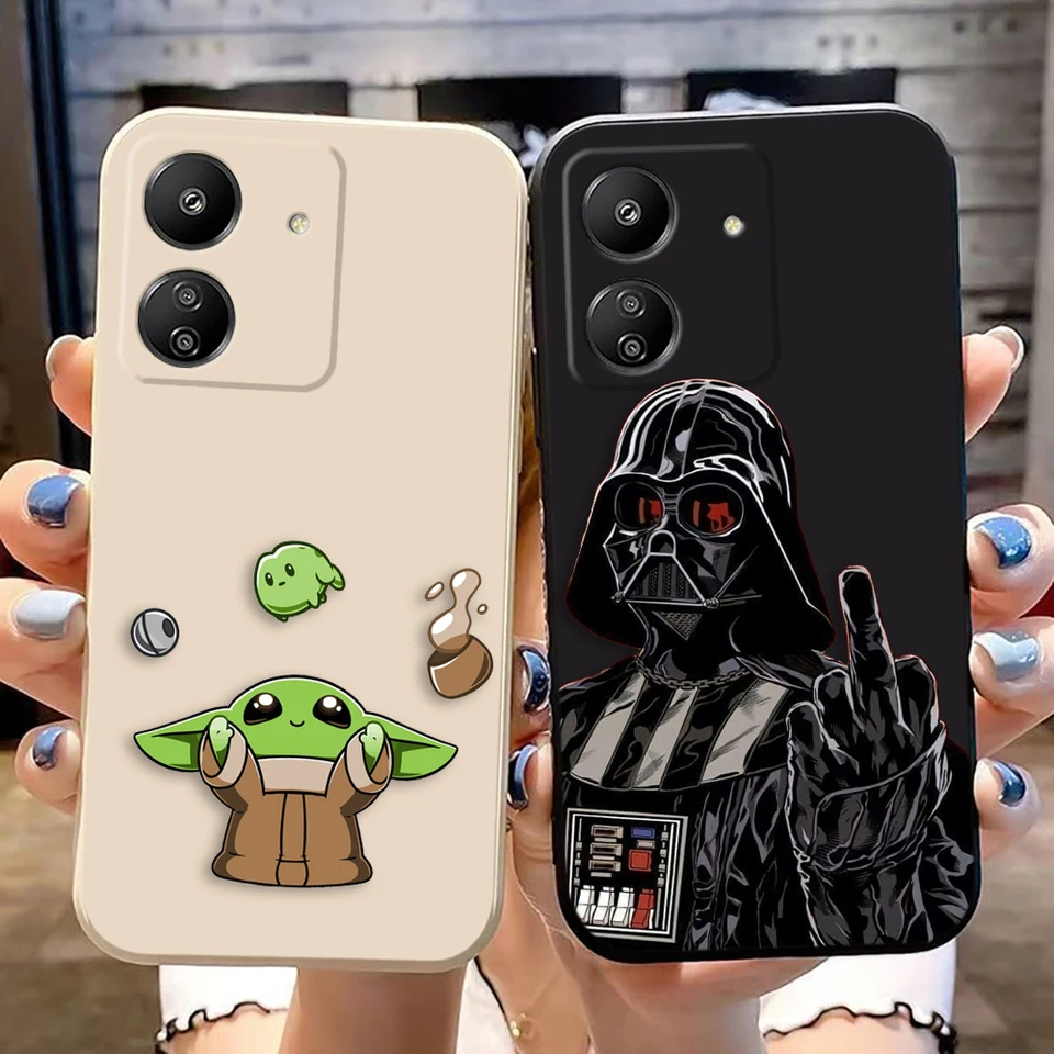 Disney S-Star W-Wars Y-Yoda Cover Telefón puzdro pre Redmi A1 A2 8 9 9C 9T 10 10C 12C 13C 14C K30 K40 K30 Poznámka 9S 10 9 Prípad Funda