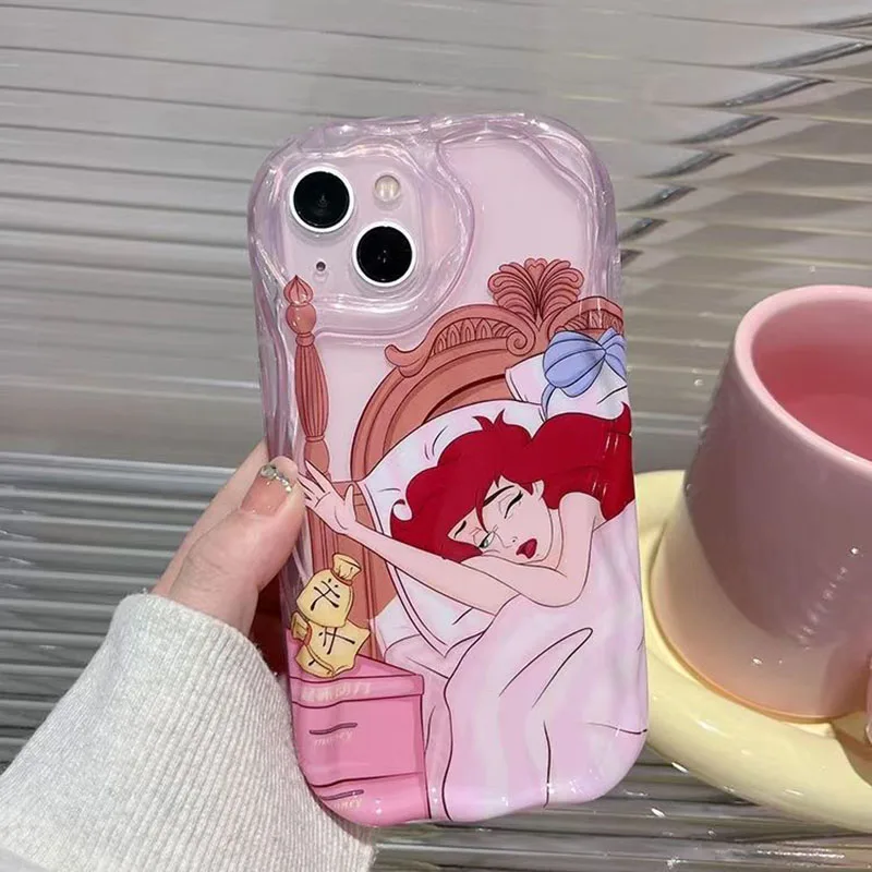 Disney Sleeping Beauty Princess Telefon Case pre iPhone 16 15 14 13 12 11 Pro Max xr xs x 7 8 plus y2k krásny mäkký silikónový kryt