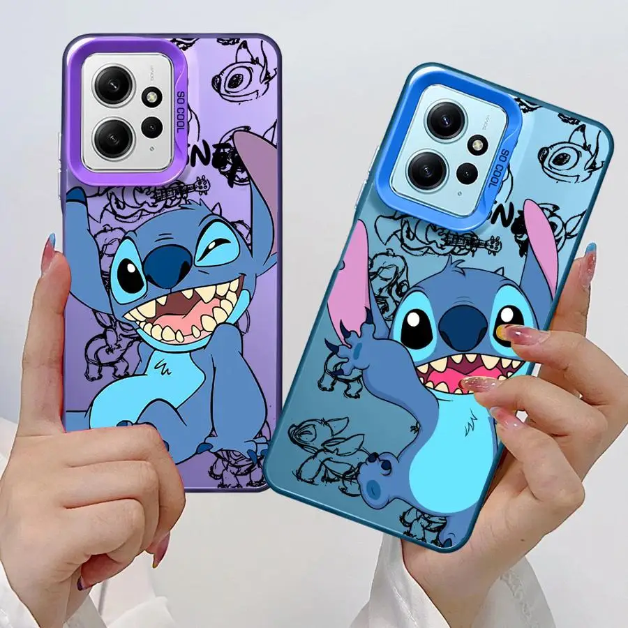 Disney steh roztomilý telefón pre telefón pre Xiaomi Redmi Note 10 Pro 12S 13S 10S 11 Pro Plus 12 Pro Soft Cover Smasproof