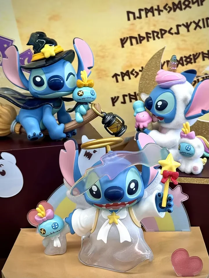 Disney Stitch Blind Box Weire Diary V2 Series Anime Figures Mystery Box Zhromaždenie roztomilých PVC socha bábiky Detské narodeniny PRESE PRESE