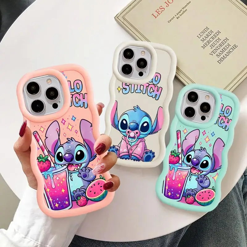 Disney Stitch Roztomilý puzdro pre Oppo A5S A5 A7 A7 A1 A11 A15 A12 A17 A16E A33 A53 A54 A57 A38 A17K A58 4G A32 A31 Silikónový mäkký kryt