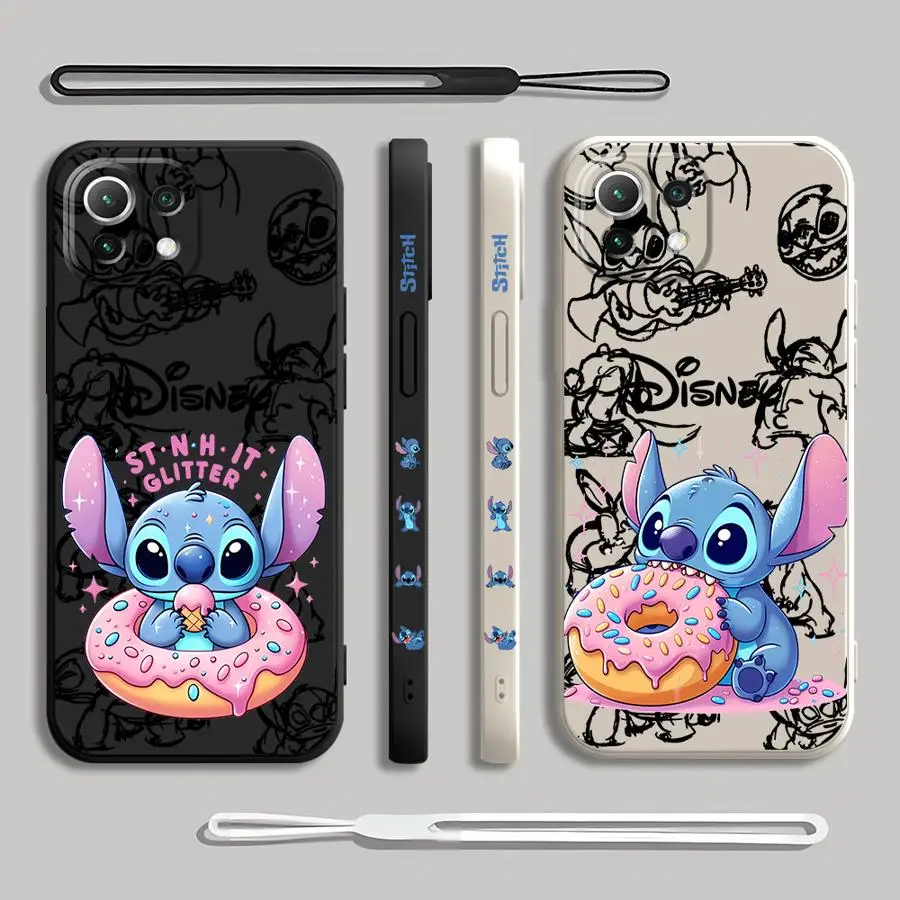 Disney Stitch Telefón pre puzdro pre Xiaomi Poco x5pro x4pro x3 NFC 13 12T 12 Lite Mi 11 Lite 11T 10T Pro Soft Cover
