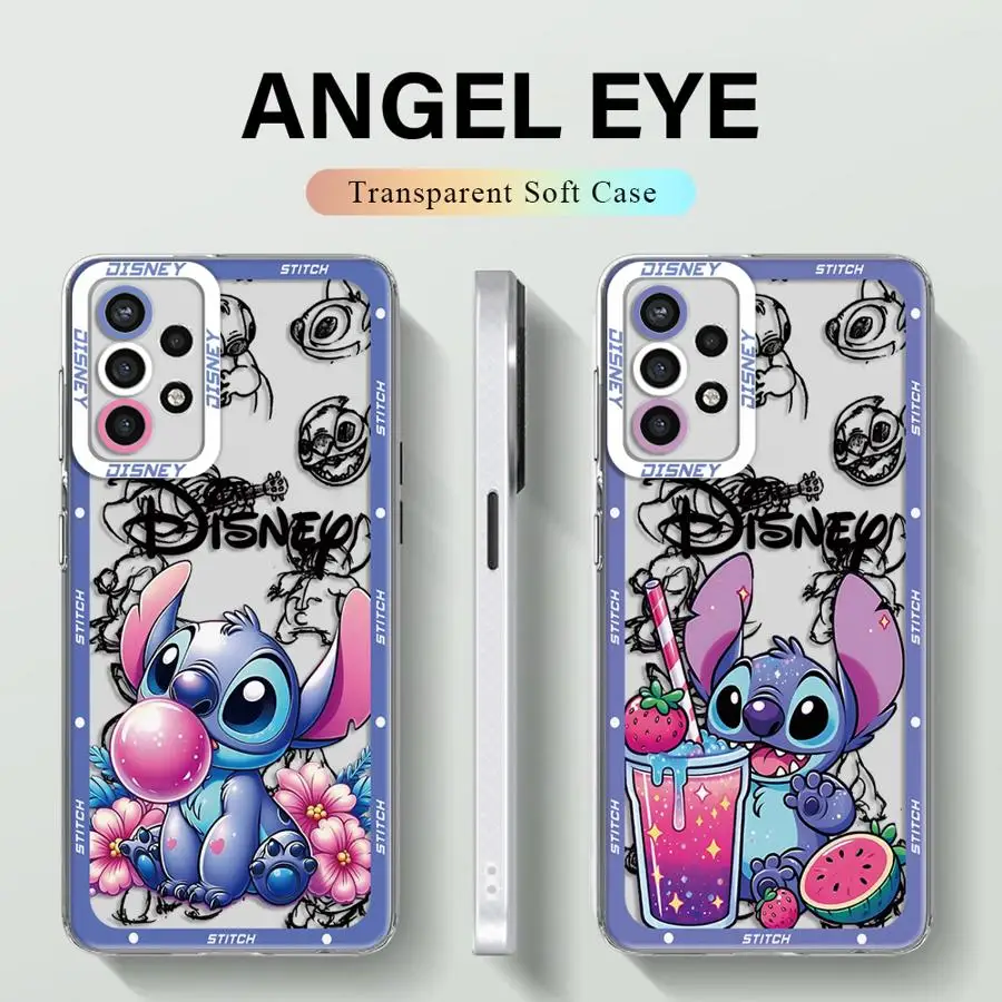 Disney Stitch Telefón pre Samsung A13 A14 A15 A23 4G 5G A24 4G A25 A33 A34 A53 A54 A73 A35 A55 5G BAG BAG